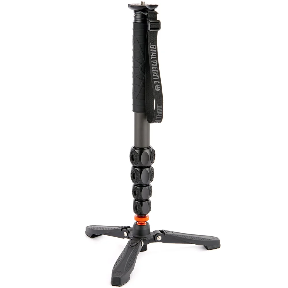 3 Legged Thing Alana Monopod with Docz Foot Stabiliser (Black) - Image 2