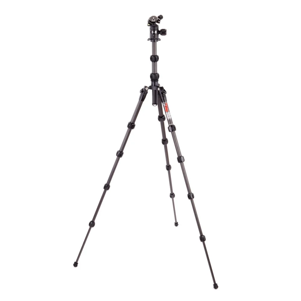 3 Legged Thing Legends Ray Carbon Fibre Tripod with AirHed Vu Ball Head Set (Matte Black) - Image 4