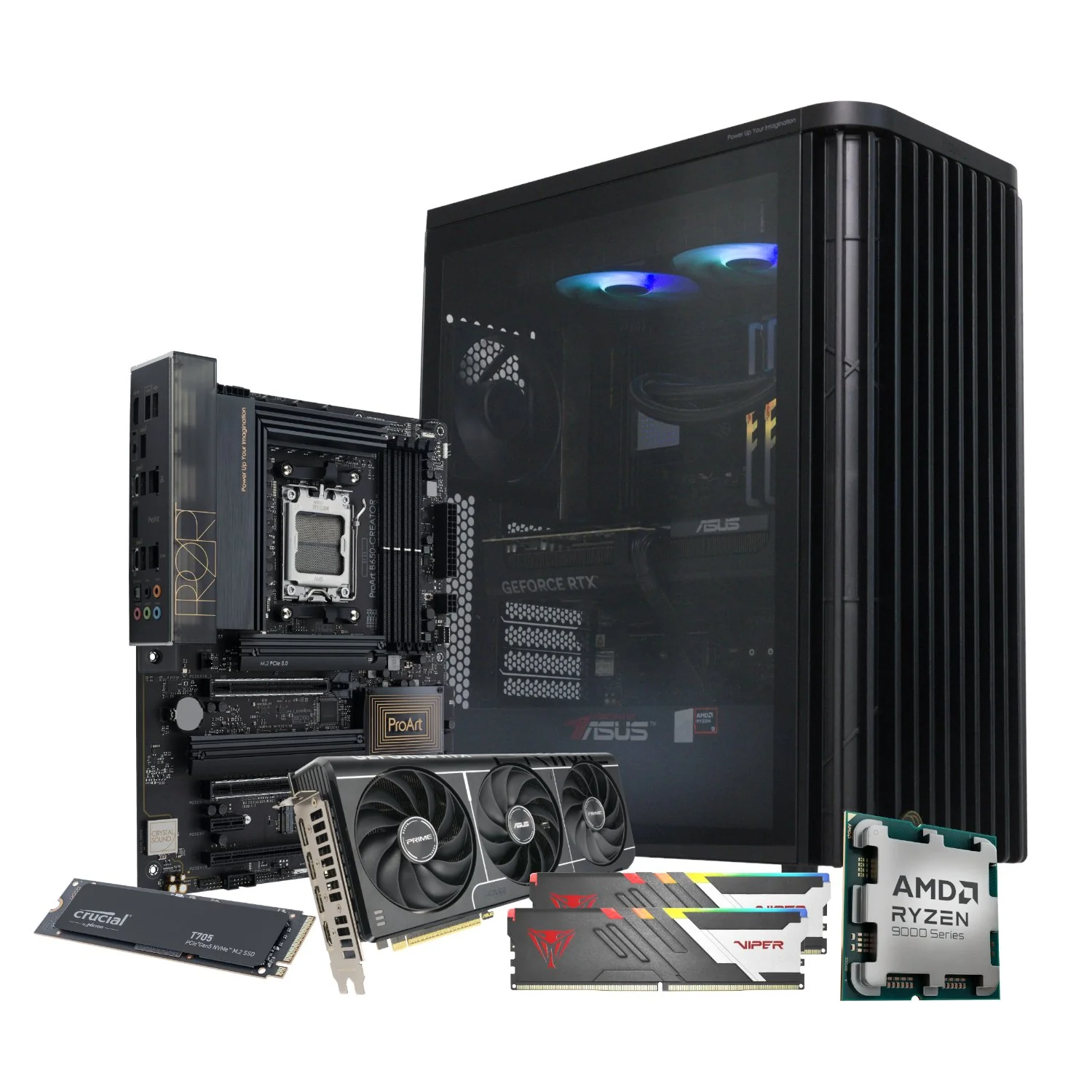 ASUS Ryzen 9 9950X REMBRANDT Windows 11 Creator PC - Image 2