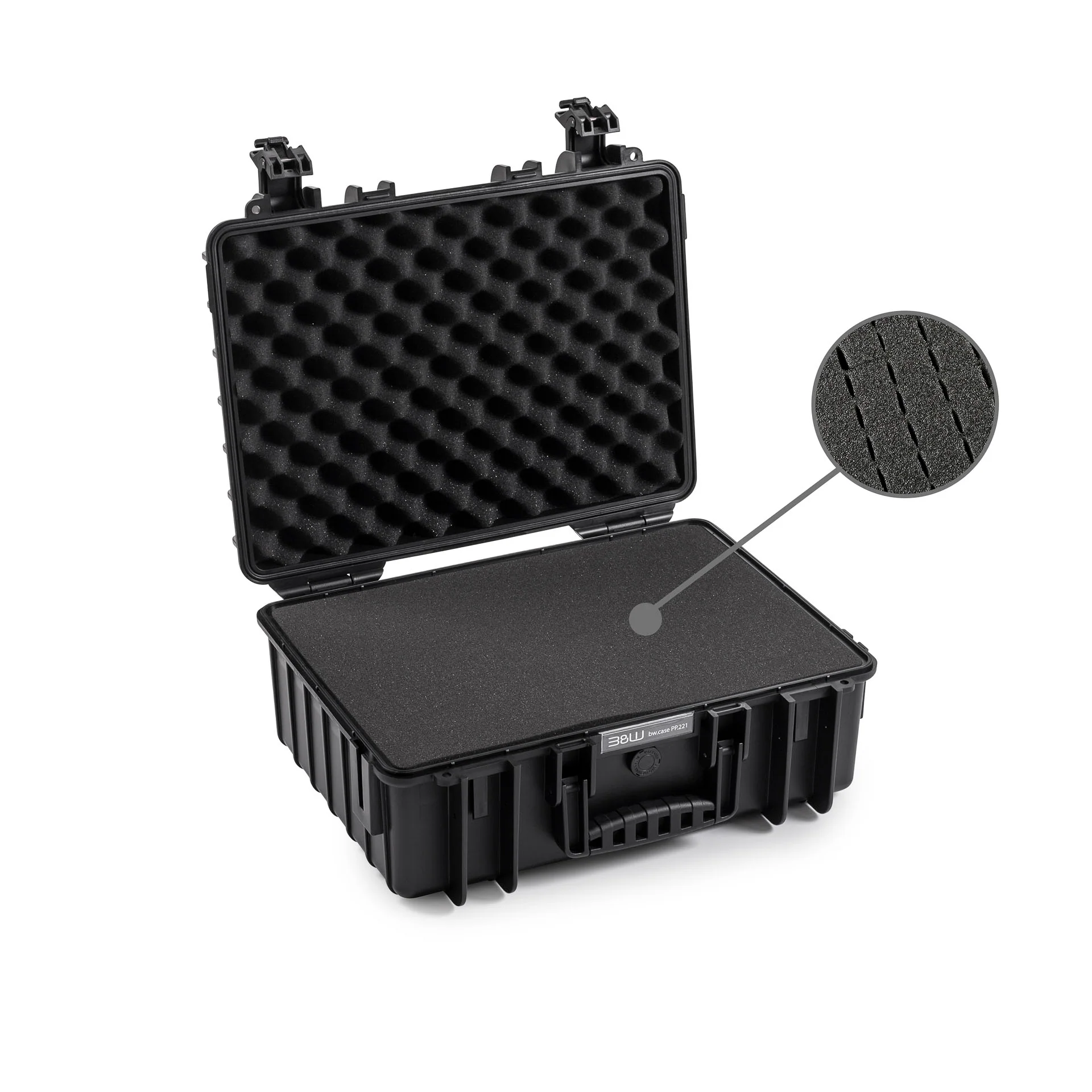 B&W Case Type 5000 with Foam Inserts (Black) - Image 4