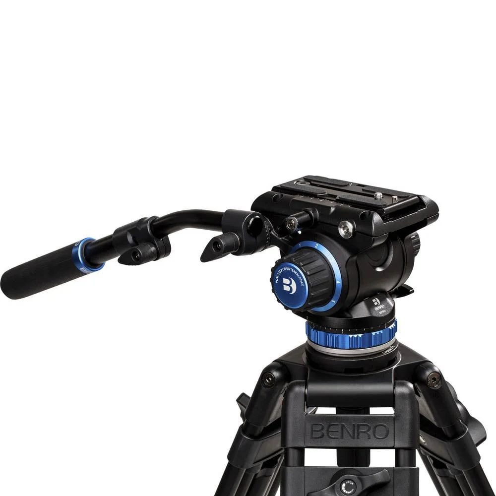 Benro A573T Dual-Tube Aluminium Tripod with S6Pro Fluid Head - Image 5