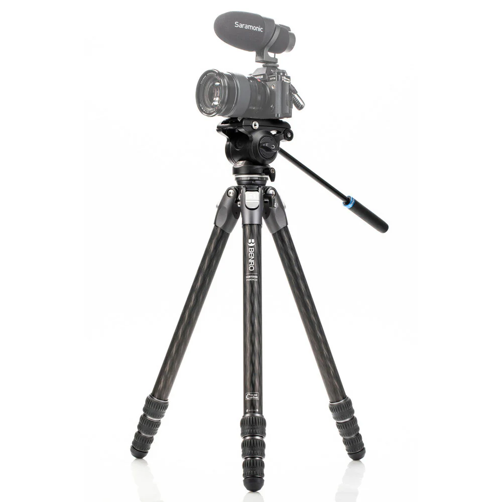 Benro Tortoise Carbon Fibre 3-Series Tripod System with S4Pro Video Head - Image 8