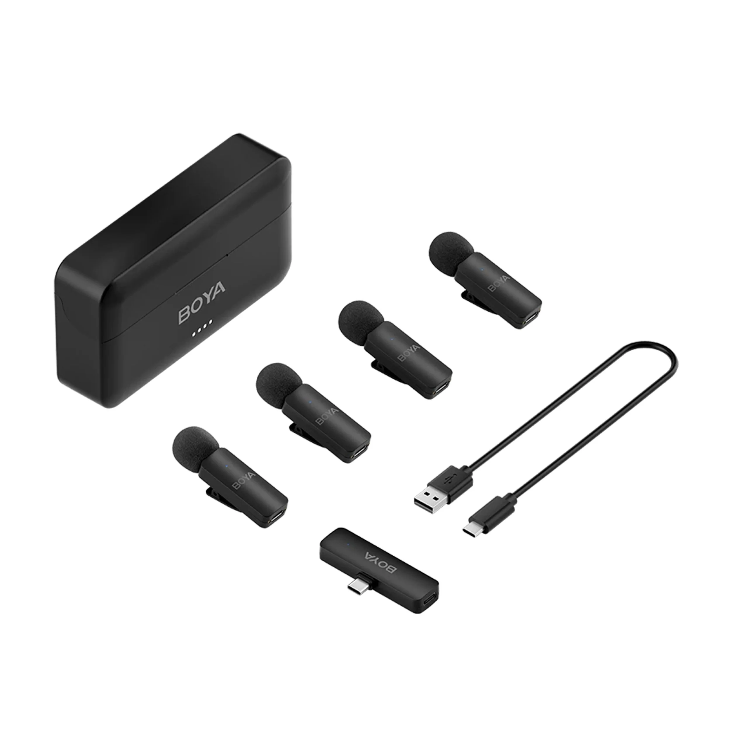 Boya BY-V4U Four-channel Wireless Microphone (USB-C) - Image 8