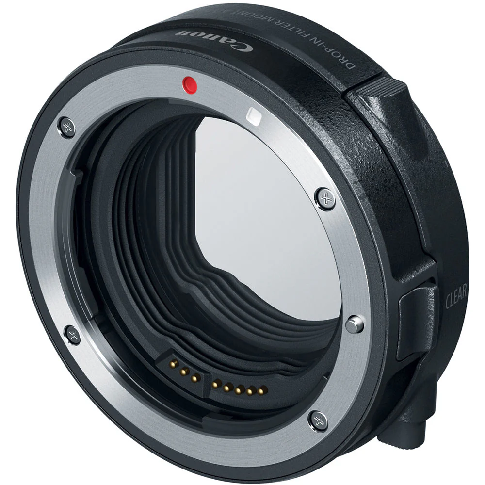 Canon EF-EOS R Mount Adaptor with Drop-in Circular Polarising Filter - Image 2