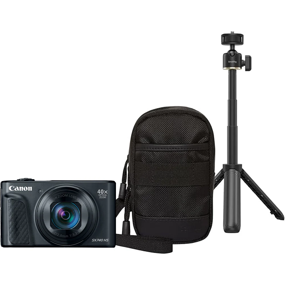 Canon Powershot SX740 HS Lite Travel Kit (Black)