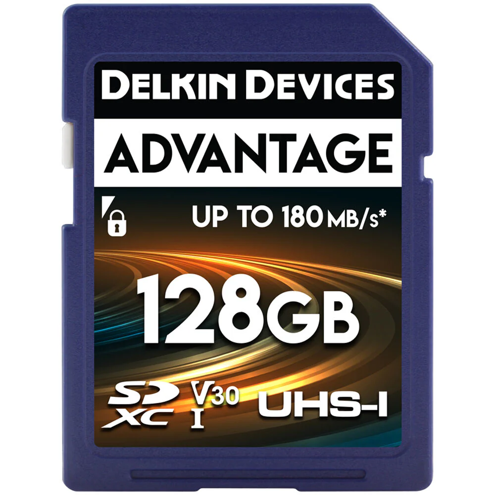 Damaged Box Delkin Devices Advantage 128GB UHS-I SDXC Memory Card (180MB/s)