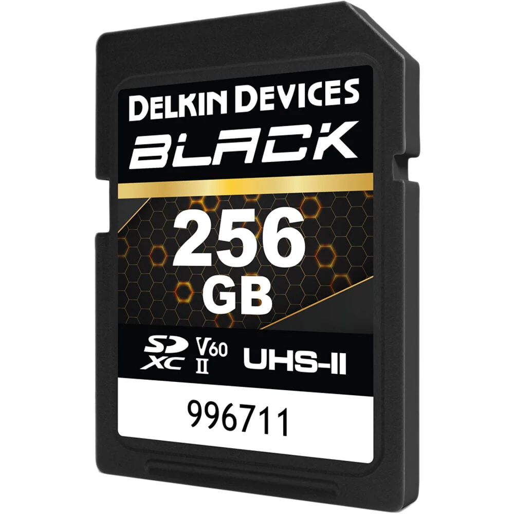 Delkin Devices Black 256GB UHS-II SDXC Memory Card (V60) - Image 2