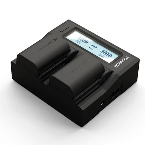Duracell Dual Battery Charger for Canon LP-E6
