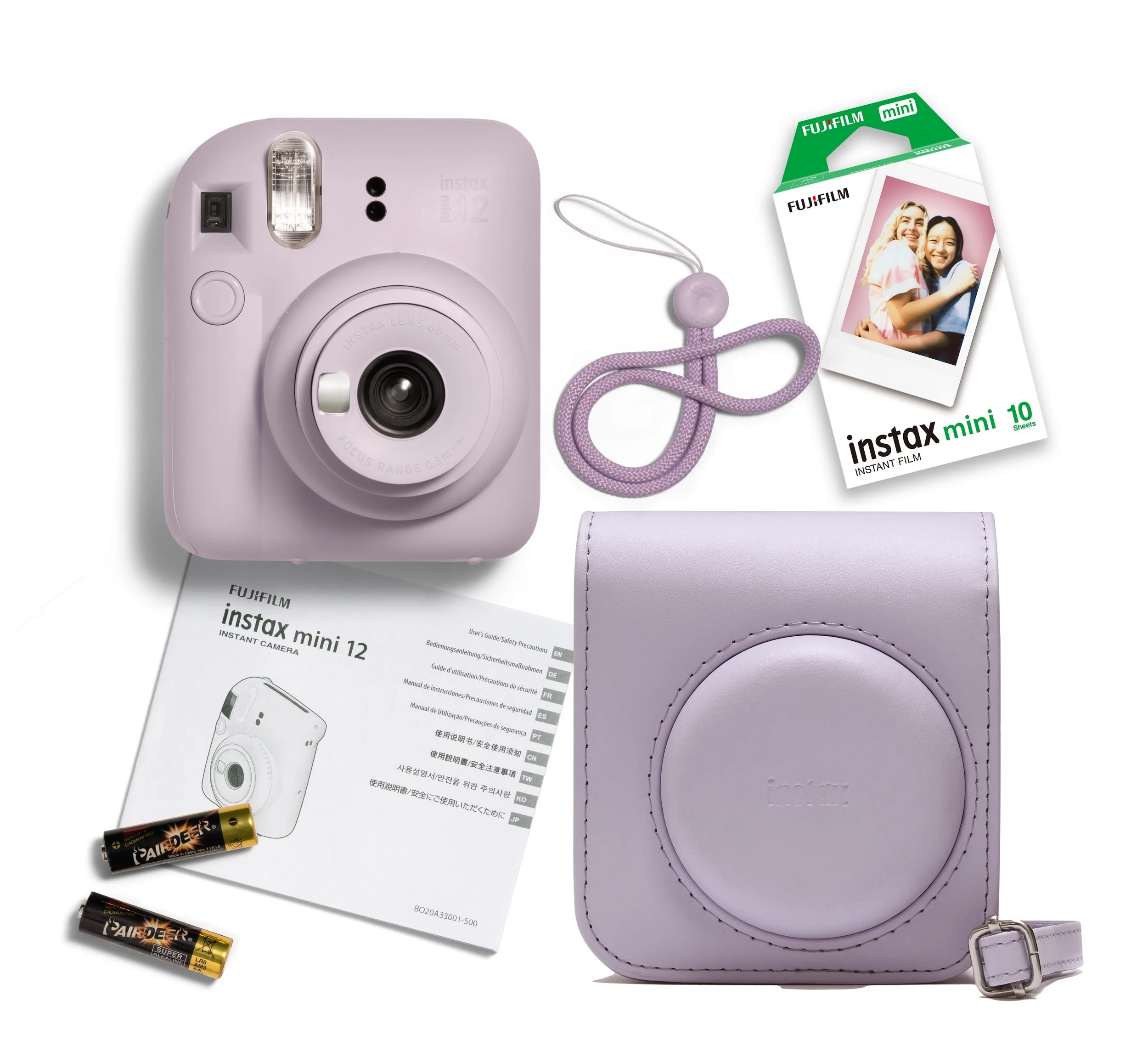 Fujifilm Instax Mini 12 Kit (Lilac Purple)