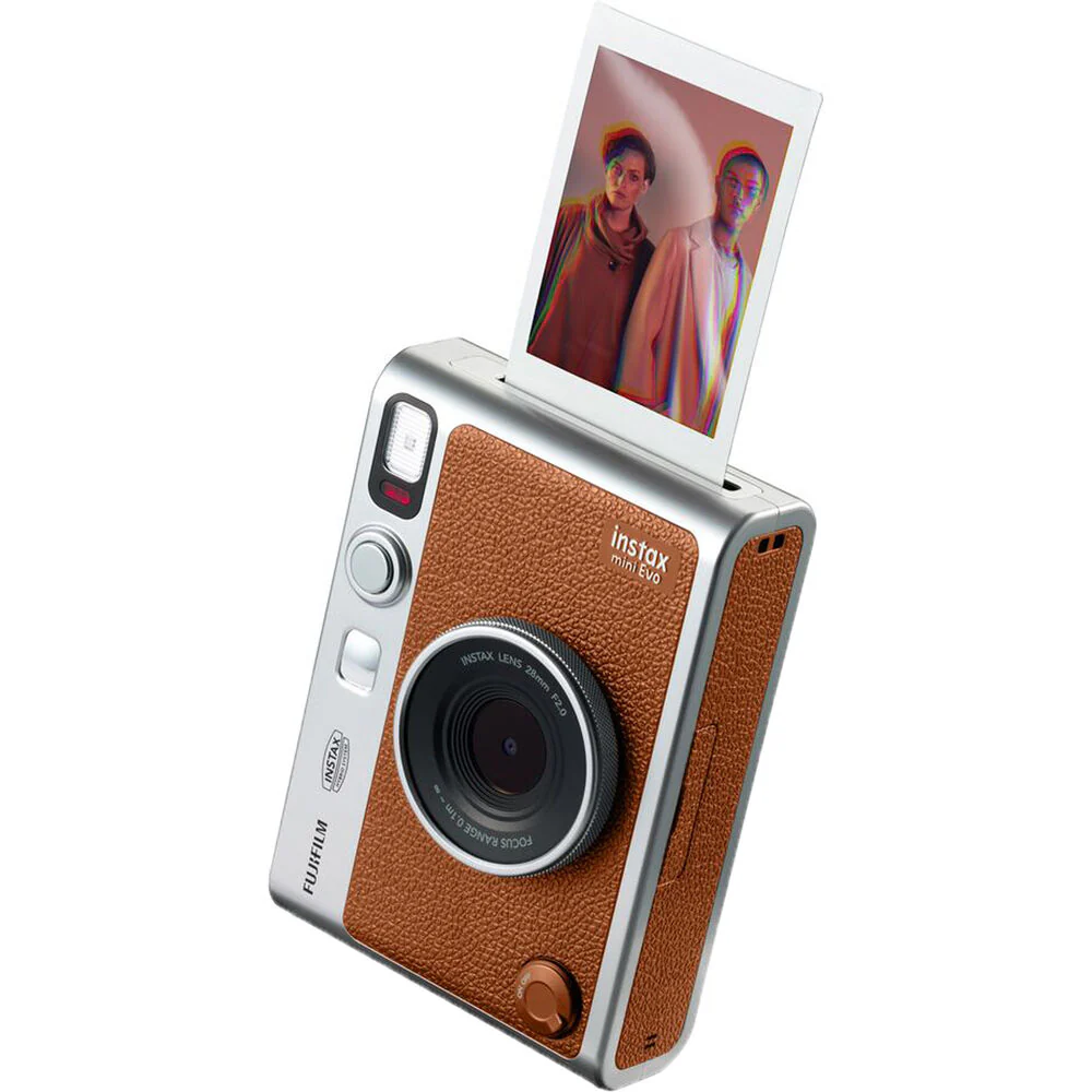Fujifilm Instax Mini Evo Instant Film Camera (Brown) - Image 6