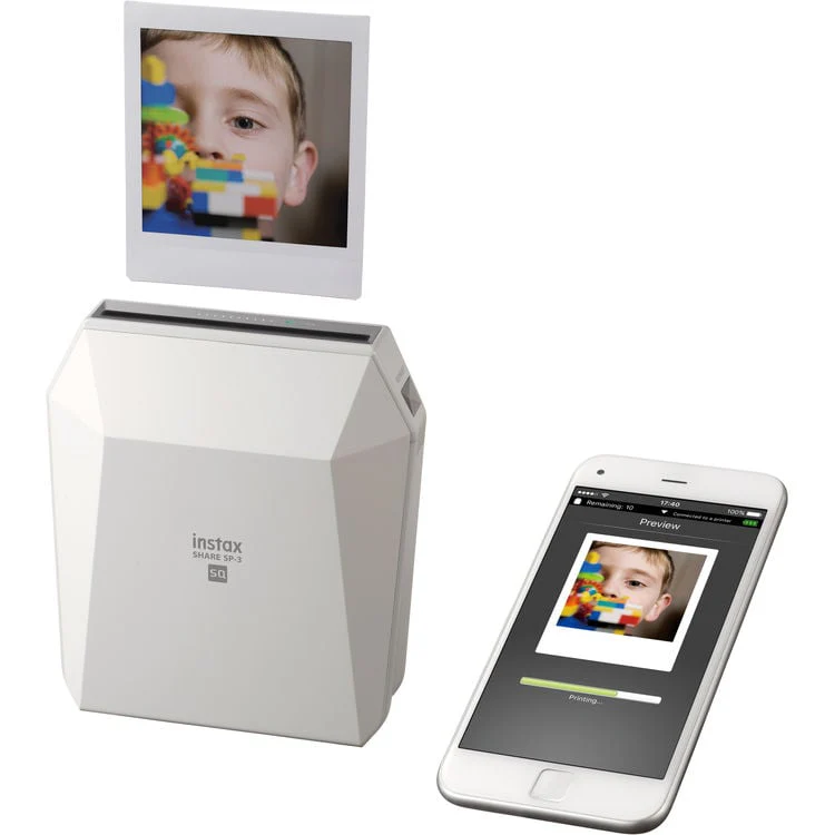 Fujifilm Instax Share SP-3 Printer (White) - Image 2