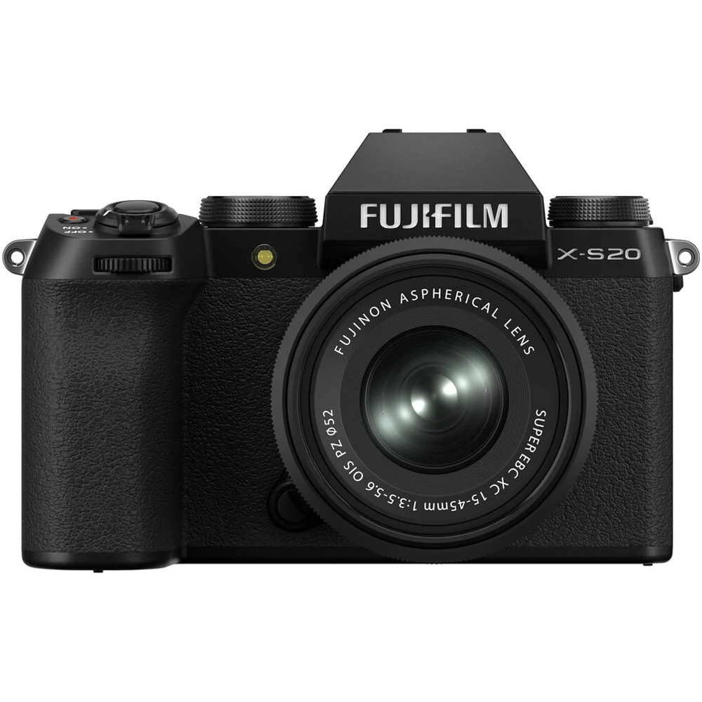 Fujifilm X-S20 Mirrorless Camera + 15-45mm Lens (Black)