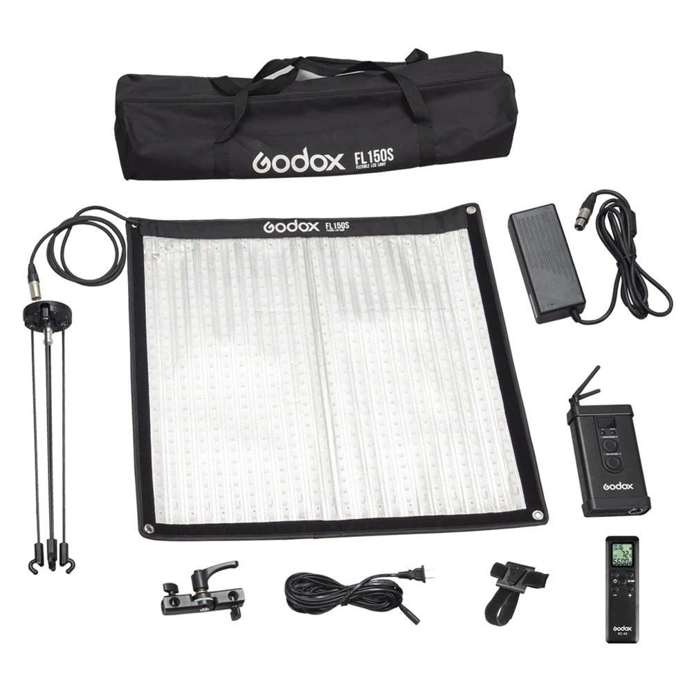 Godox FL150S Flexible LED Light + Softbox + Grid (60x60cm)