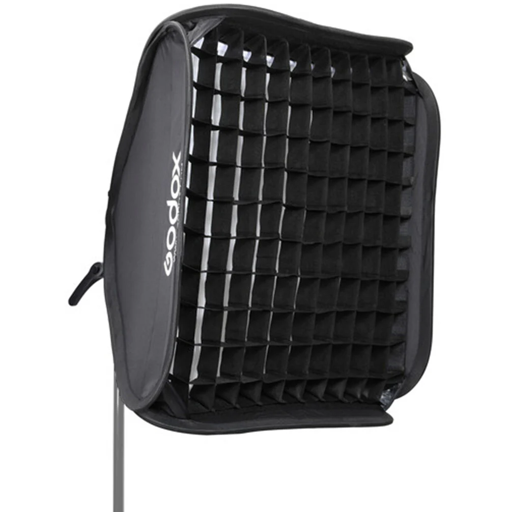Godox S2 Speedlite Bracket with Softbox (60x60cm), Grid & Carrying Bag - Image 3