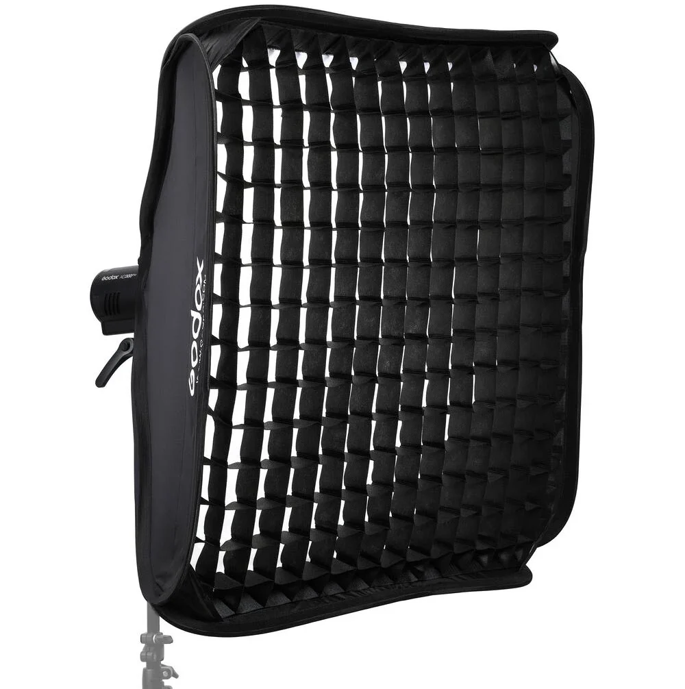 Godox S2 Speedlite Bracket with Softbox (80x80cm), Grid & Carrying Bag - Image 4