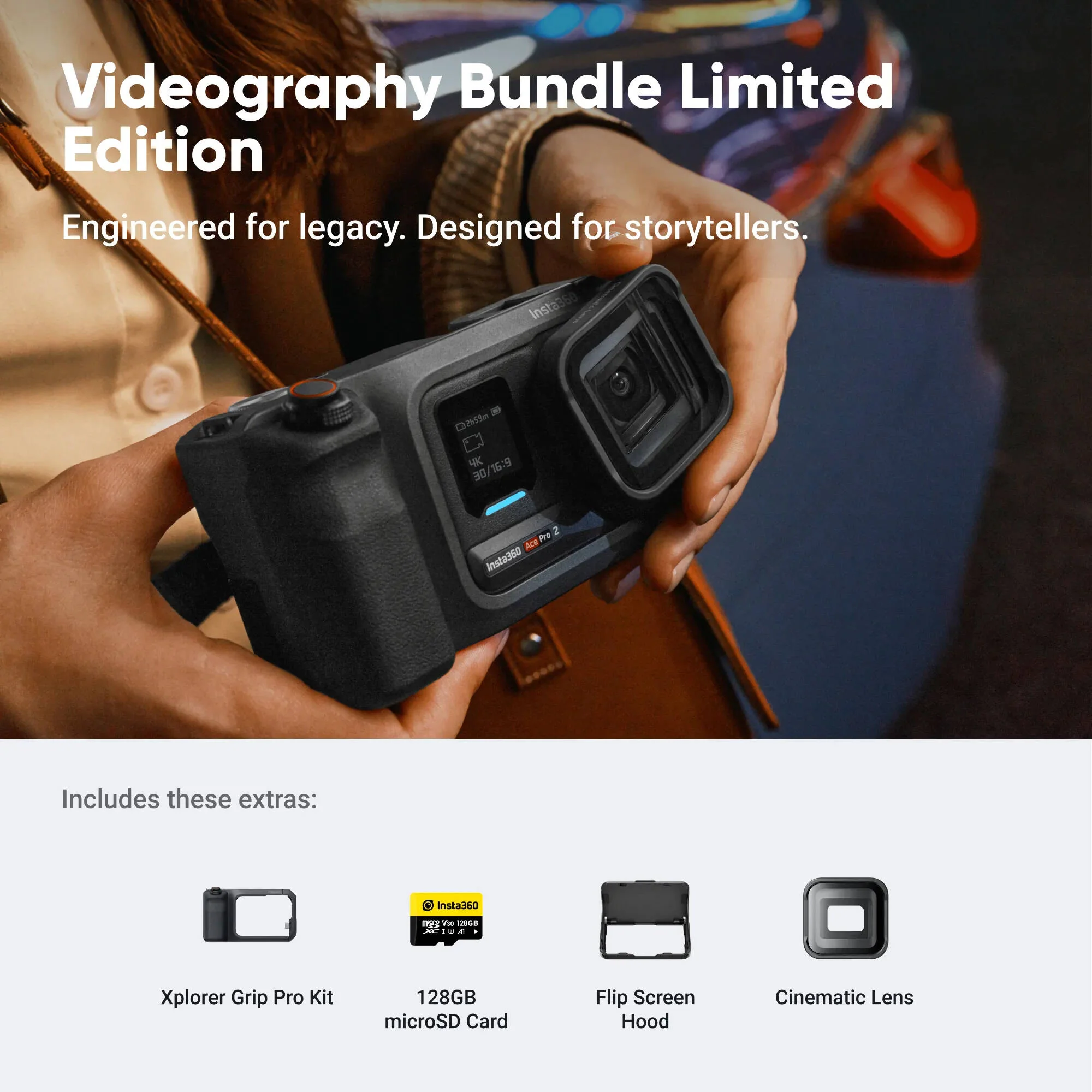 Insta360 Ace Pro 2 Action Camera Videography Bundle (Limited Edition) - Image 5