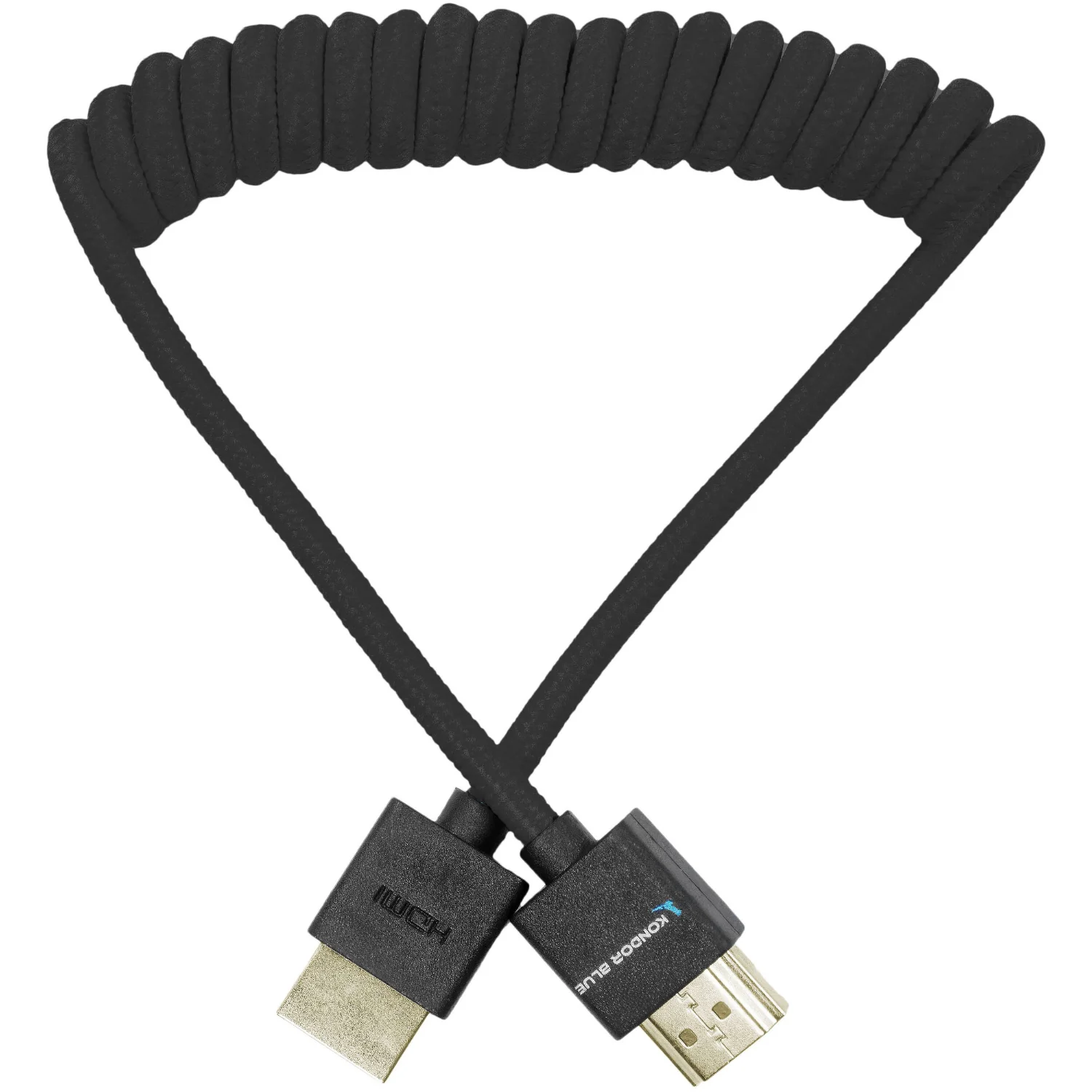 Kondor Blue Coiled Full HDMI 2.0 Cable (Black) - Image 3