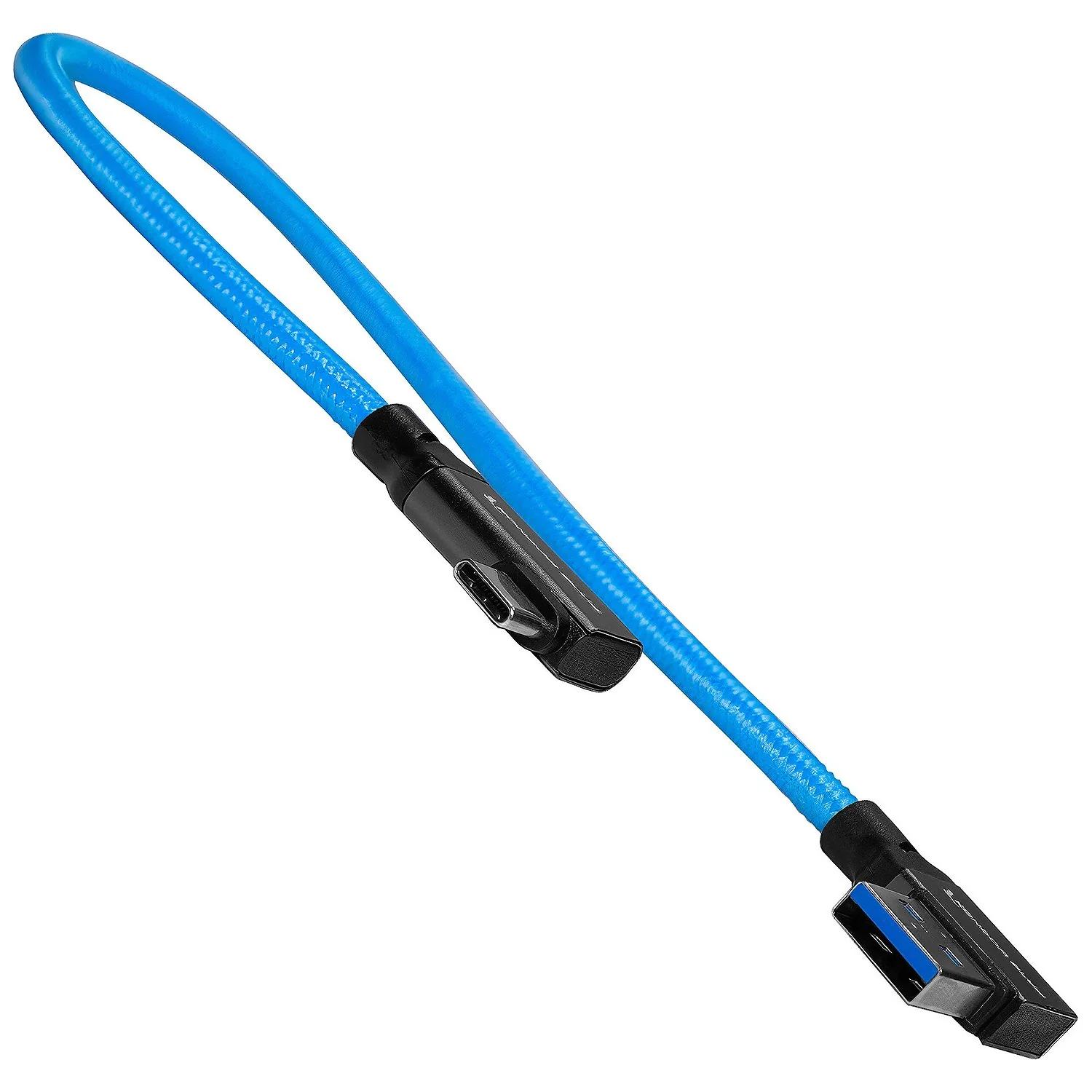 Kondor Blue Right-Angle USB-C 3.1 Gen 2 Cable (Blue) - Image 3