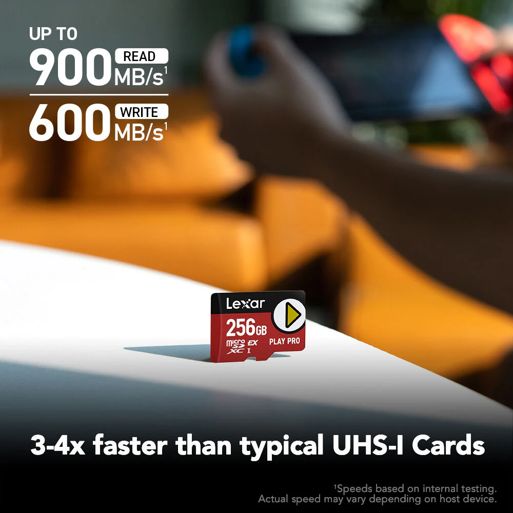 Lexar 256GB Play Pro microSDXC Express Memory Card (900MB/s) - Image 2