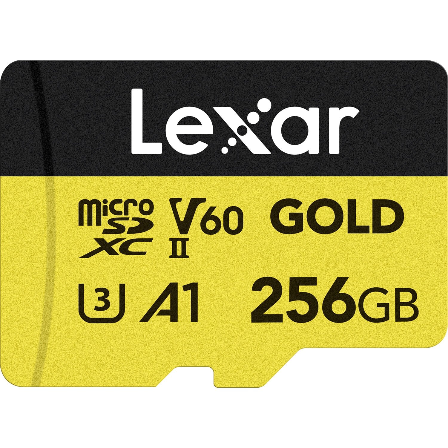 Lexar 256GB Professional Gold microSDXC UHS-II Memory Card