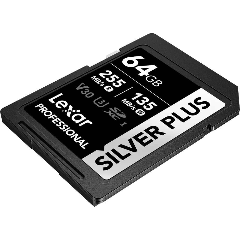 Lexar 64GB Professional Silver Plus UHS-I SDXC Memory Card (255 MB/s) - Image 4