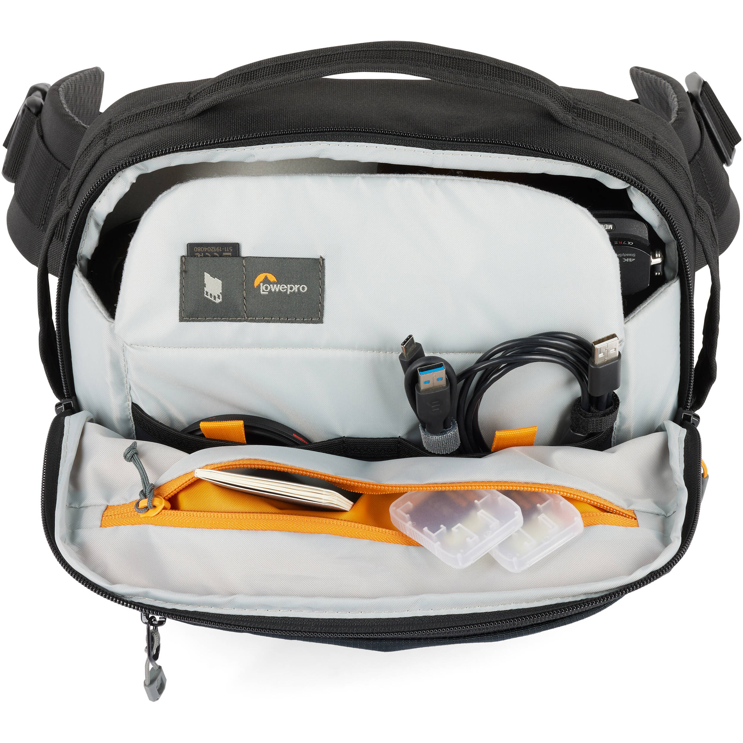 Lowepro Trekker Lite SLX 120 Sling Camera Bag (Black) - Image 3
