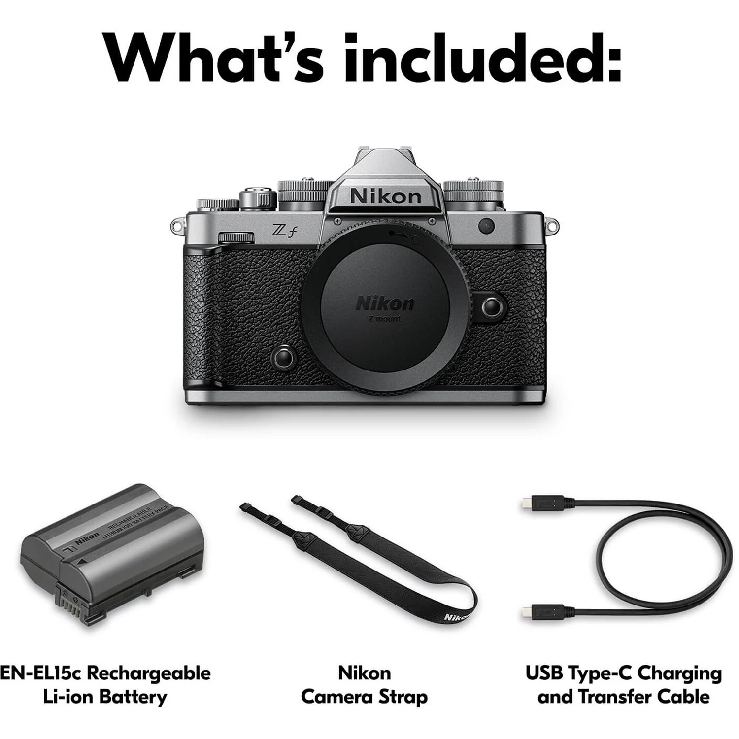 Nikon Zf Mirrorless Camera (Silver) - Image 6