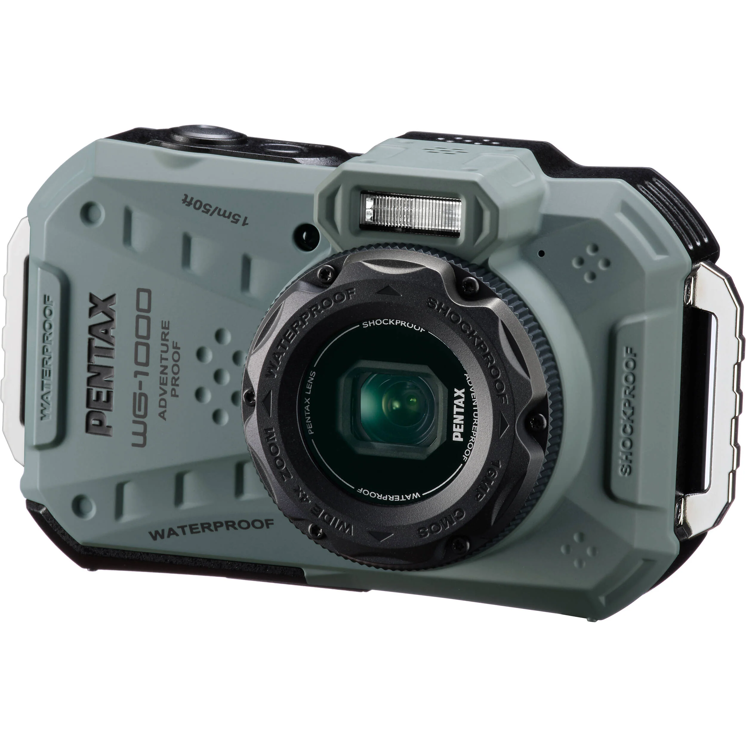 Pentax WG-1000 Digital Compact Camera (Olive) - Image 6