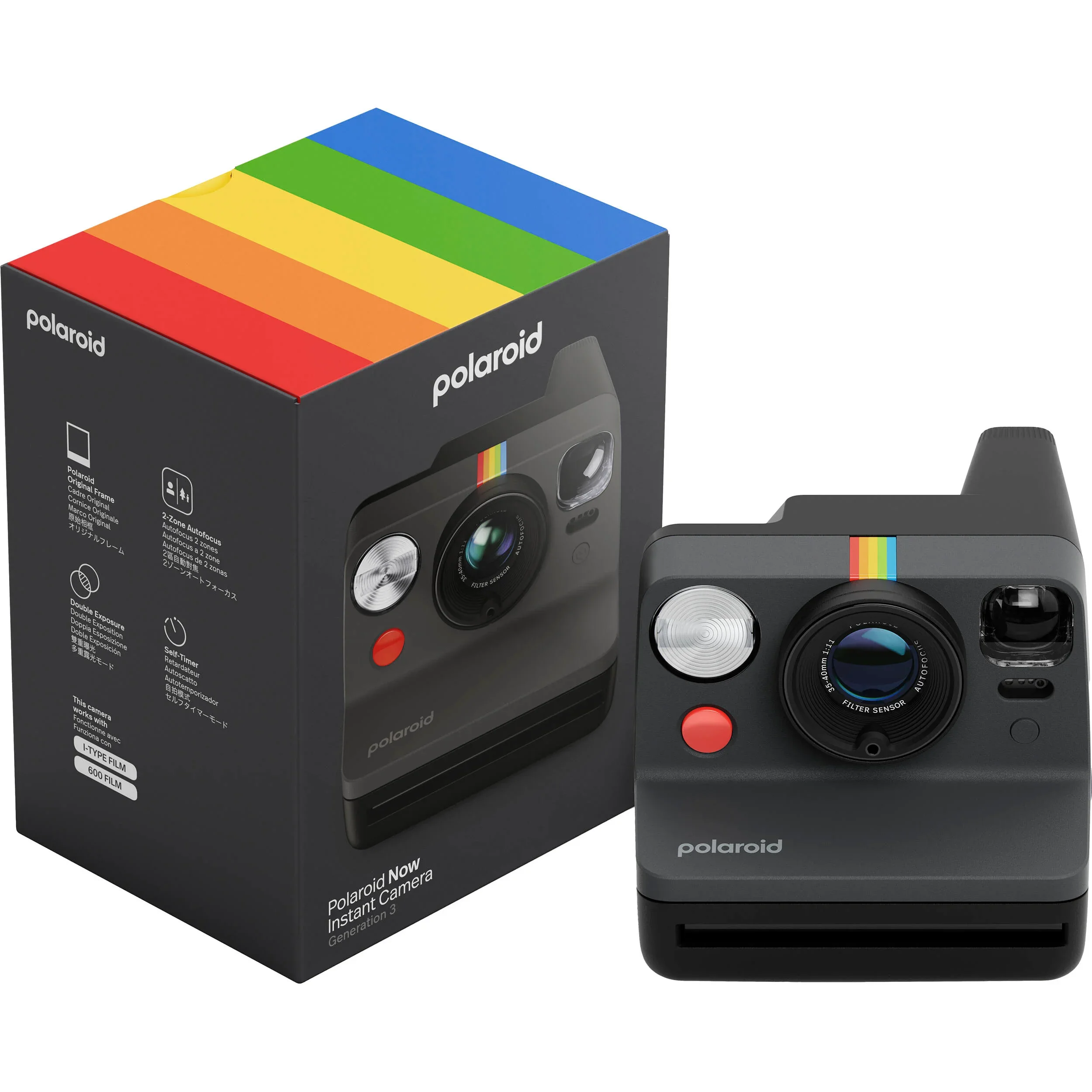 Polaroid Now Generation 3 Starter Set (Black) - Image 7