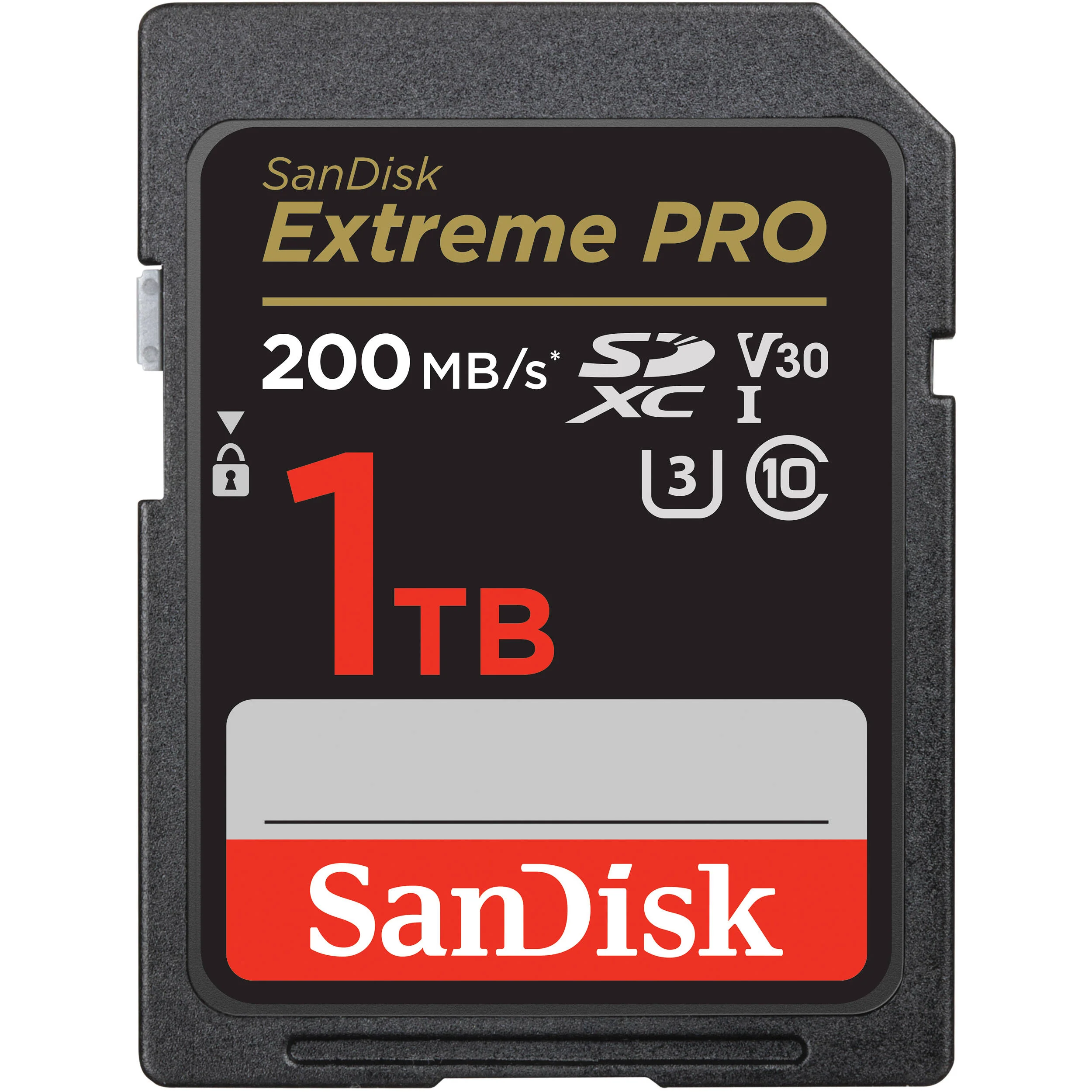 SanDisk Extreme Pro 1TB UHS-I V30 SDXC Memory Card (200MB/s)