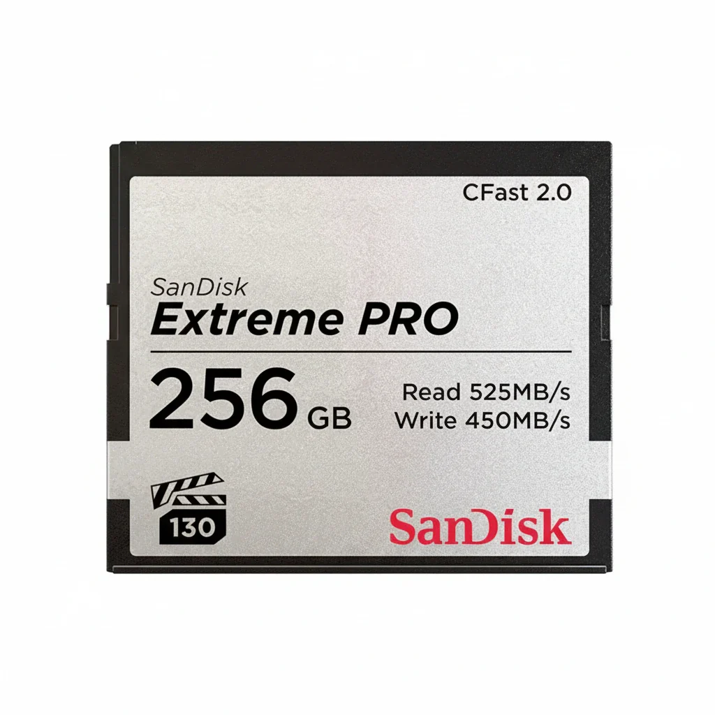 SanDisk Extreme PRO 256GB CFast 2.0 Memory Card (525MB/s)