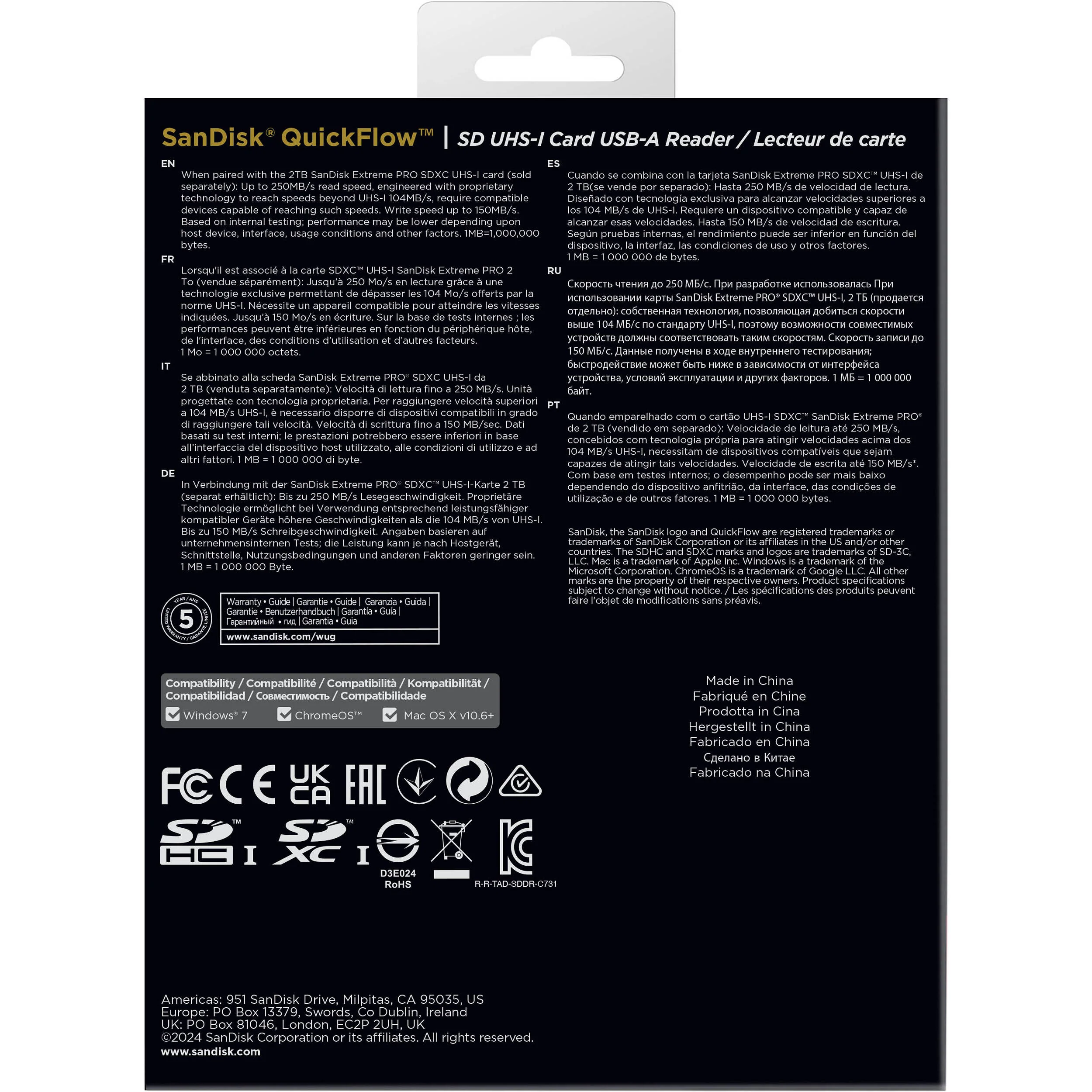 SanDisk QuickFlow UHS-I SD Card Reader - Image 7