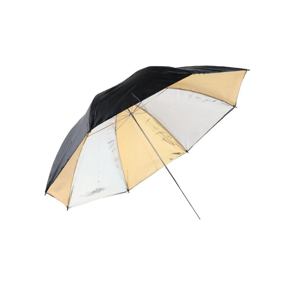 Sky Silver & Gold Umbrella 110cm