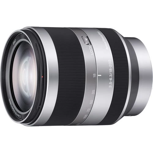 Sony E 18-200mm f/3.5-6.3 OSS Lens (Silver) - Image 2