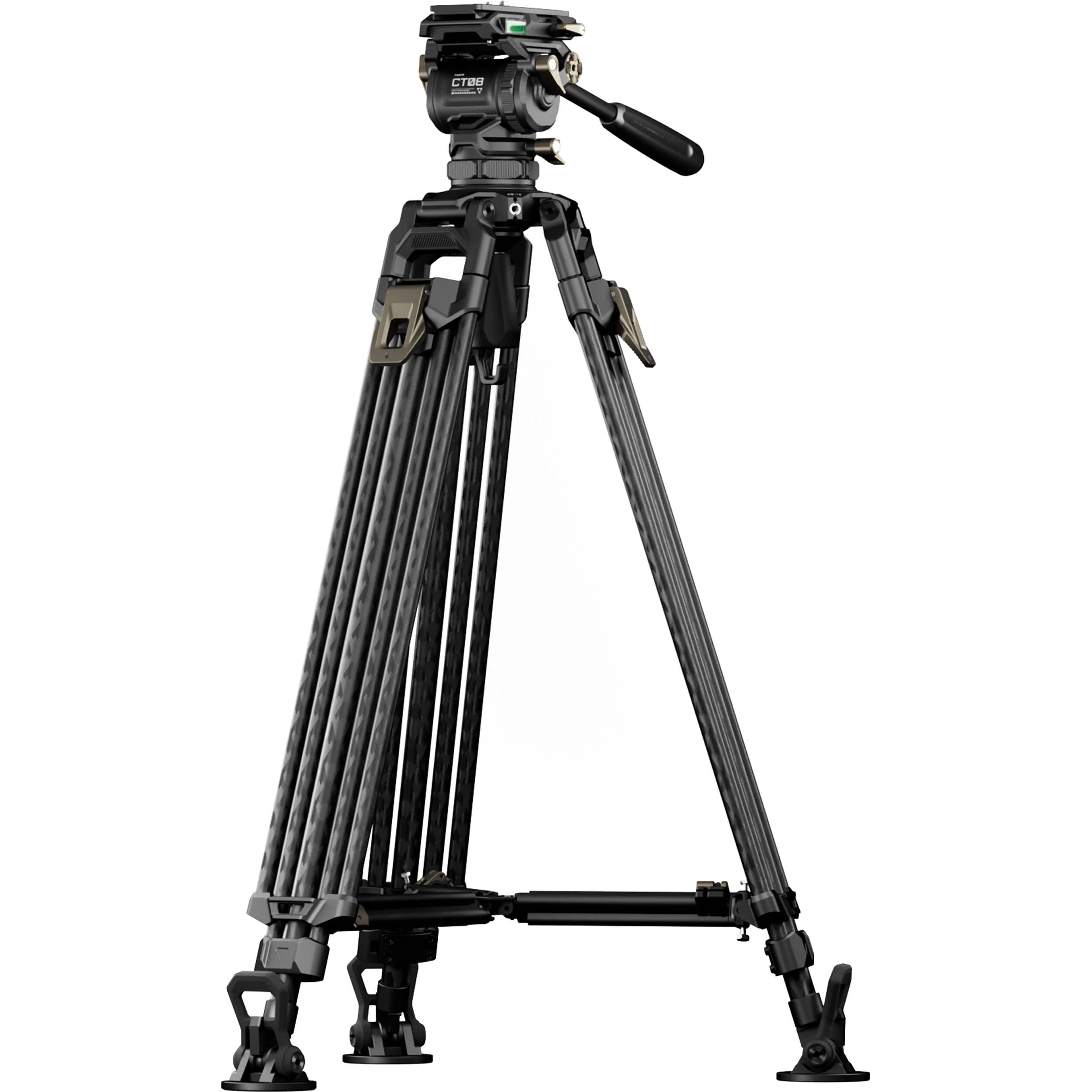 Tilta CT08 75mm Cine Fluid Head with 2-Stage One-Touch Carbon Fibre Tripod System