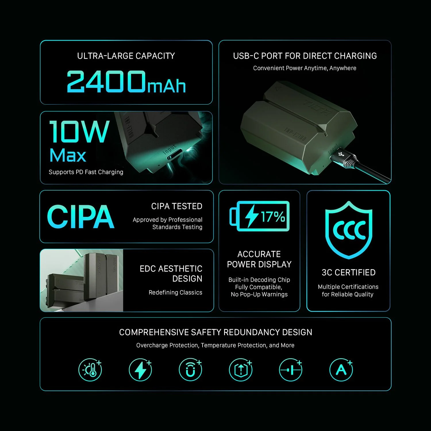 Tilta NP-FZ100 USB-C Battery for Sony - Image 14